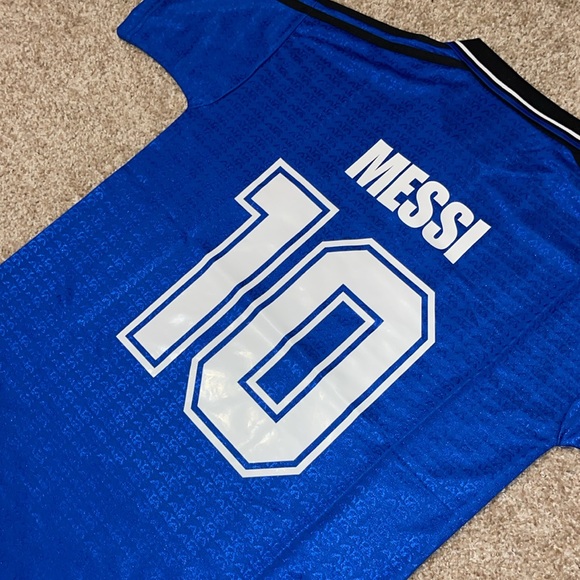 Adidas Argentina Leo Messi 1994 Retro Men’s Away Soccer Jersey🆕 - Picture 2 of 9